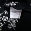 B Vintage Rozmiar 38 Kolor Czarny Drapowany dekolt Bluzka Crop Top Długi rękaw