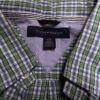 Tommy hilfiger Rozmiar L / G Kołnierz Męska Koszula Casual Krótki rękaw Materiał Bawełna 100%