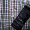 Tommy hilfiger Rozmiar L / G Kołnierz Męska Koszula Casual Krótki rękaw Materiał Bawełna 100%