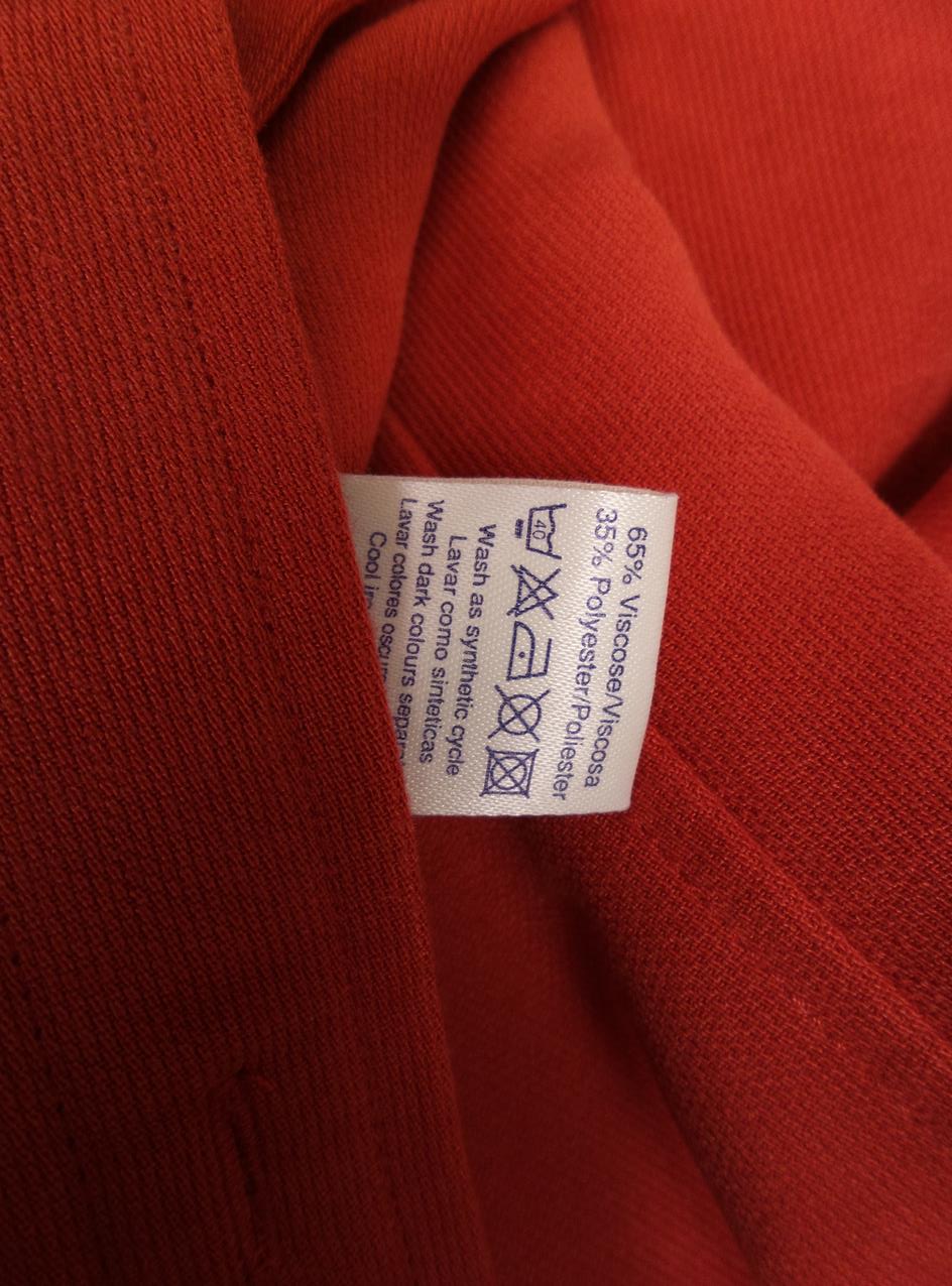 20161209_133000.jpg Dorothy perkins Rozmiar 40 Kolor Pomarańczowy Kołnierz Koszula Zapinana Bluzka Długi rękaw Materiał Wiskoza