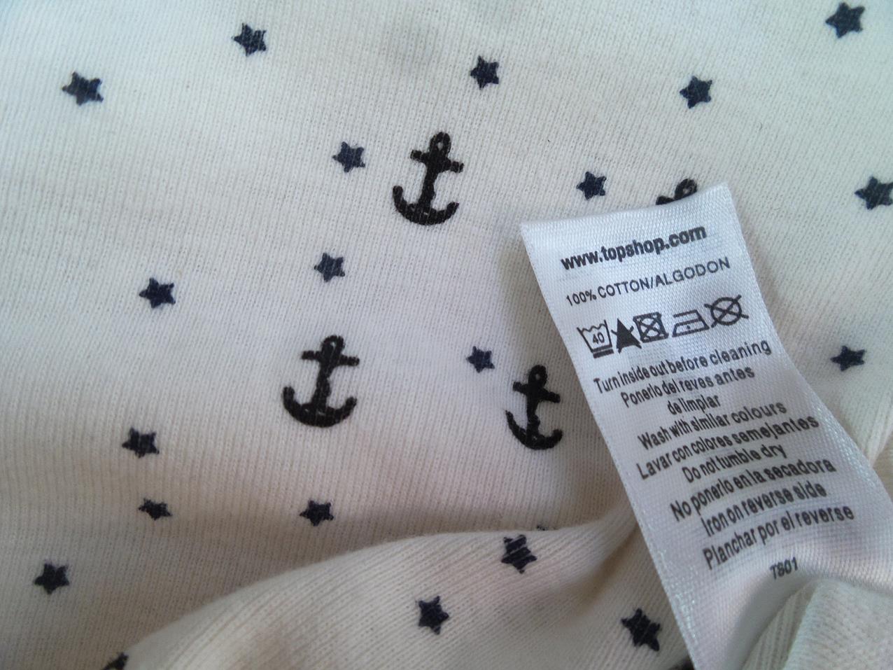 20161213_100319.jpg Topshop Rozmiar 14 (42) Okrągły dekolt Bluzka Bezrękawnik Materiał Bawełna 100%