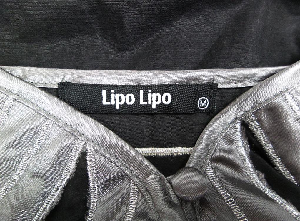 Lipo lipo Rozmiar M Kolor Czarny W serek Tunika Bluzka Krótki rękaw Materiał Bawełna Lipo lipo Rozmiar M Kolor Czarny W serek Tunika Bluzka Krótki rękaw Materiał Bawełna