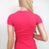 Hollister Rozmiar S Kolor Fuksja Crew Neck T-Shirt Krótki rękaw Materiał Bawełna