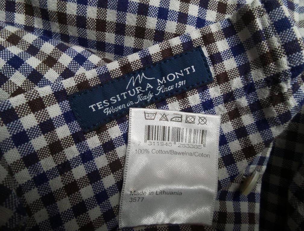 20161219_085712.jpg Oscar Jacobson Rozmiar 39 Kołnierz Męska Koszula Elegancka Długi rękaw Materiał Bawełna 100%