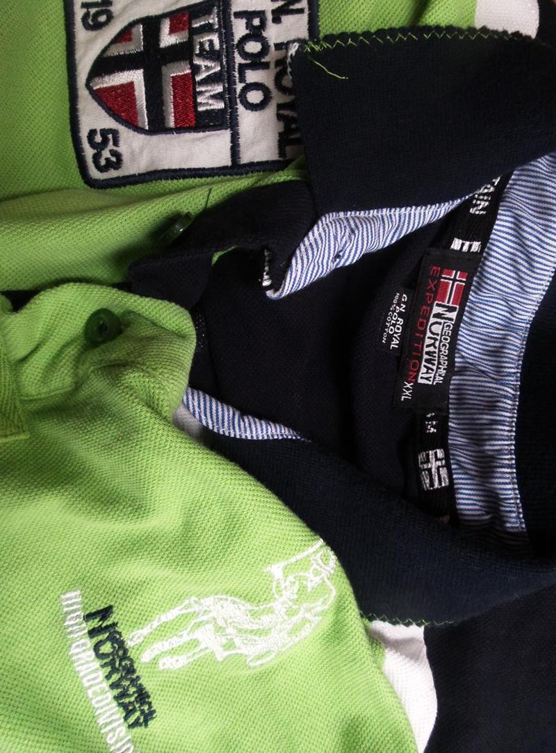20161220_155920.jpg Geographical Norway Rozmiar XXL Kołnierz Męska Koszula Polo Krótki rękaw Materiał Bawełna 100%