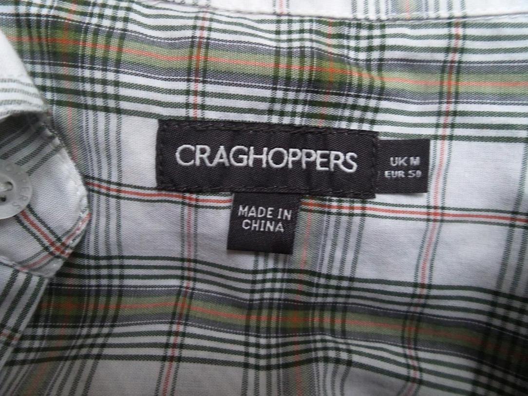 20161220_160432.jpg Craghoppers Rozmiar M Kołnierz Męska Koszula Casual Krótki rękaw