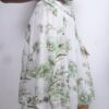 Vero moda Rozmiar 34 Kolor Zielony A-Line Spódnica Midi Materiał Bawełna