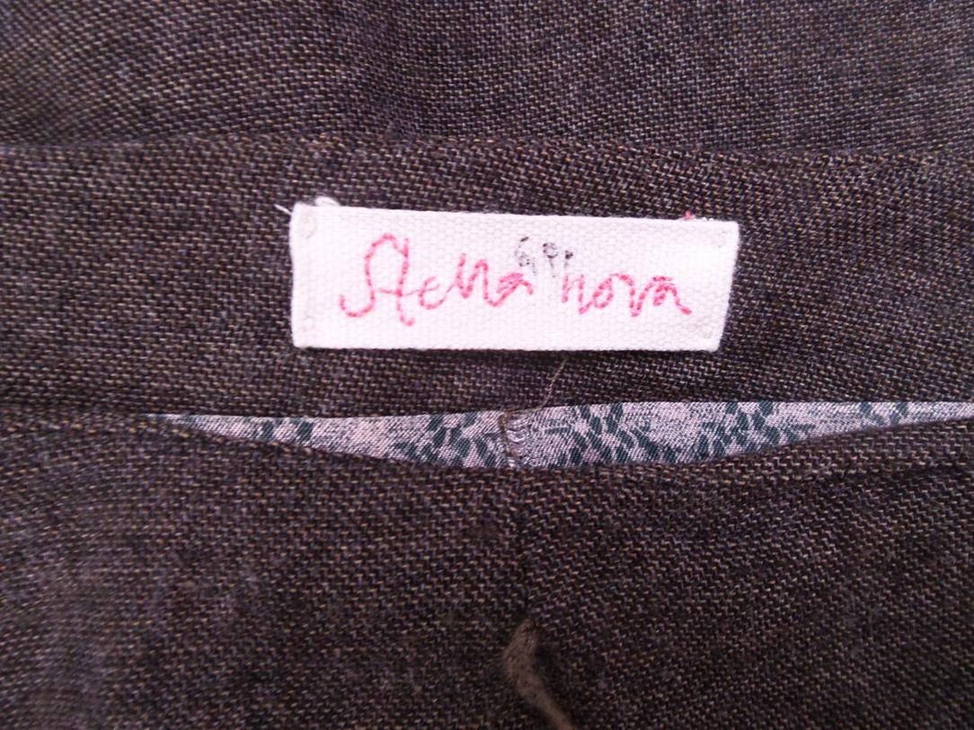 20170426_095039_0.jpg STELLA NOVA Rozmiar 36 Kolor Brązowy A-Line Spódnica Do Kolan Materiał Wiskoza