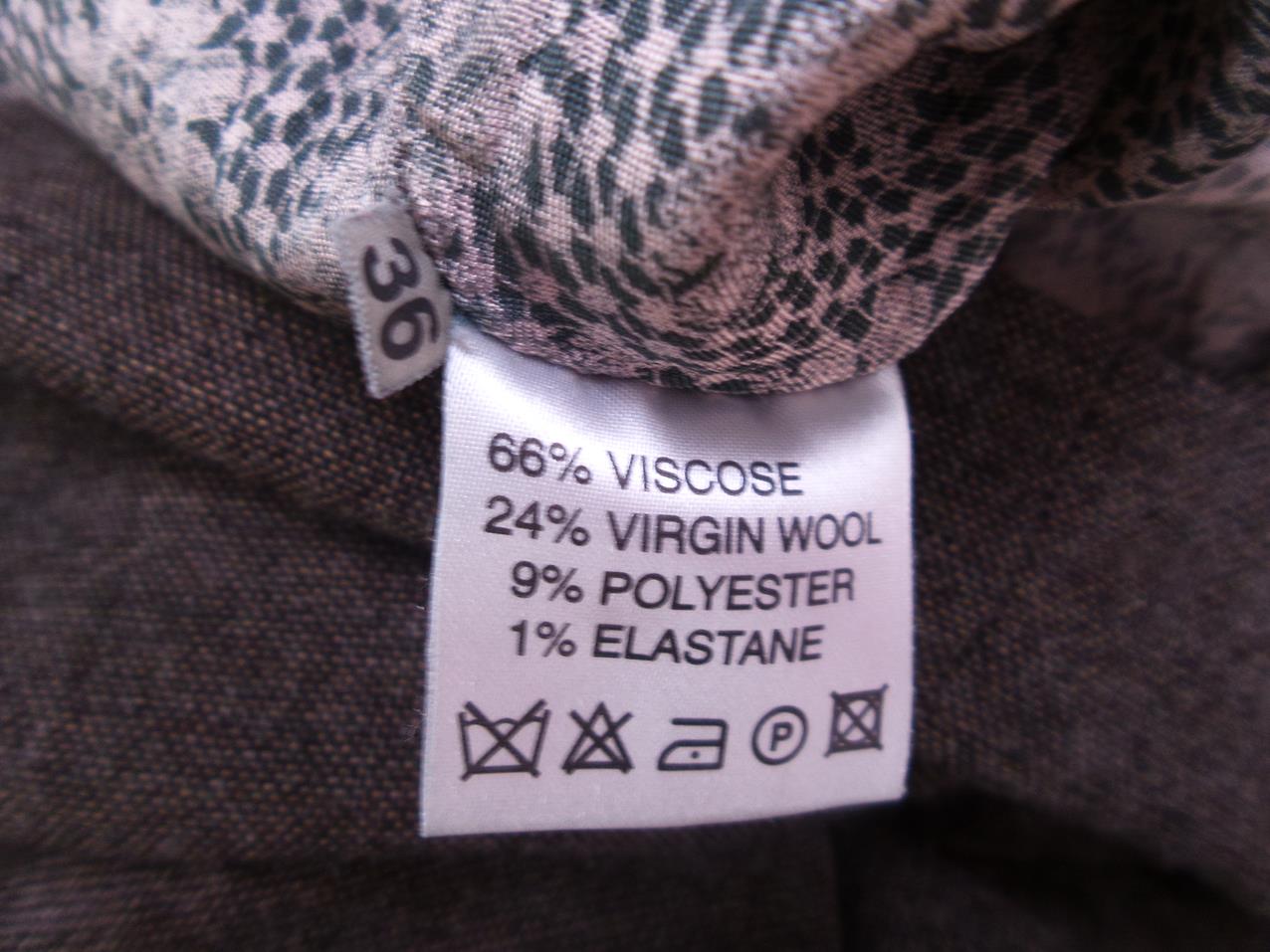 20170426_095121_0.jpg STELLA NOVA Rozmiar 36 Kolor Brązowy A-Line Spódnica Do Kolan Materiał Wiskoza
