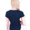 ABERCROMBIE & FITCH Rozmiar S Kolor Granatowy Crew Neck T-Shirt Krótki rękaw Materiał Bawełna