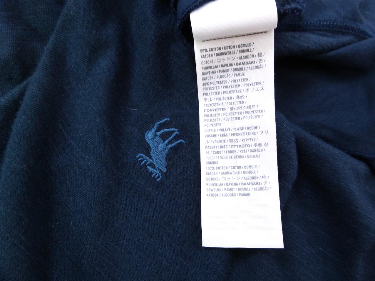 20170426_101702.jpg ABERCROMBIE & FITCH Rozmiar S Kolor Granatowy Crew Neck T-Shirt Krótki rękaw Materiał Bawełna