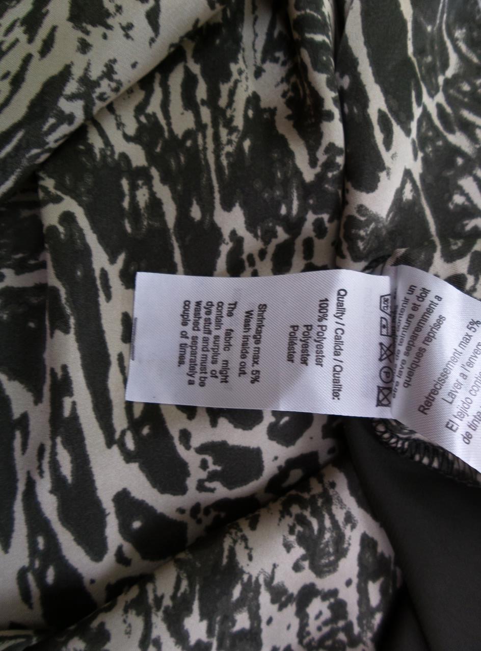 20170426_140912.jpg Soyaconcept Rozmiar XL Kolor Khaki Panterka Okrągły dekolt Bluzka Krótki rękaw