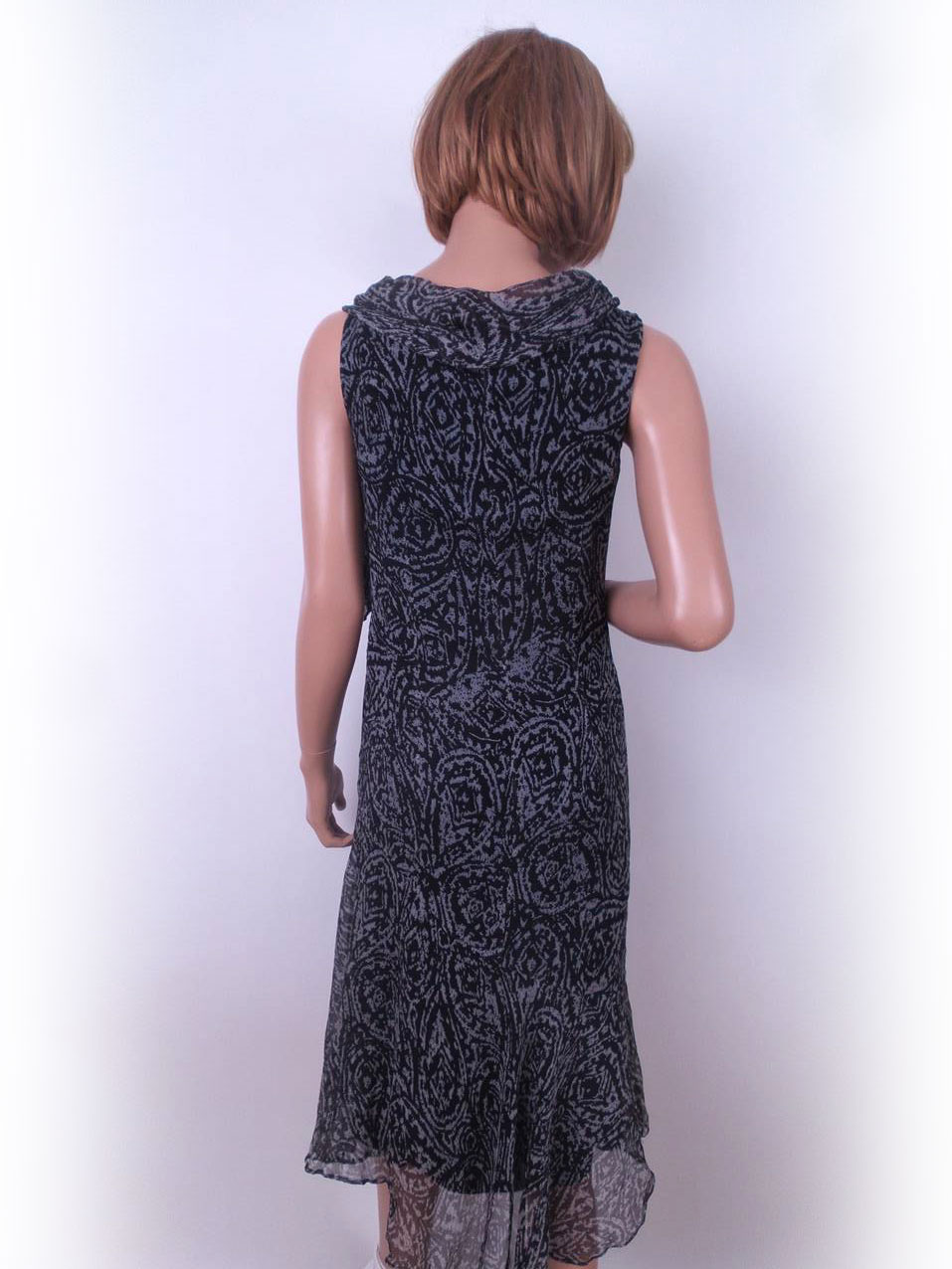 Maxmara Rozmiar S Kolor Czarny Drapowany dekolt Suknia Balowa Sukienka Wieczorowa Bezrękawnik Midi Maxmara Rozmiar S Kolor Czarny Drapowany dekolt Suknia Balowa Sukienka Wieczorowa Bezrękawnik Midi