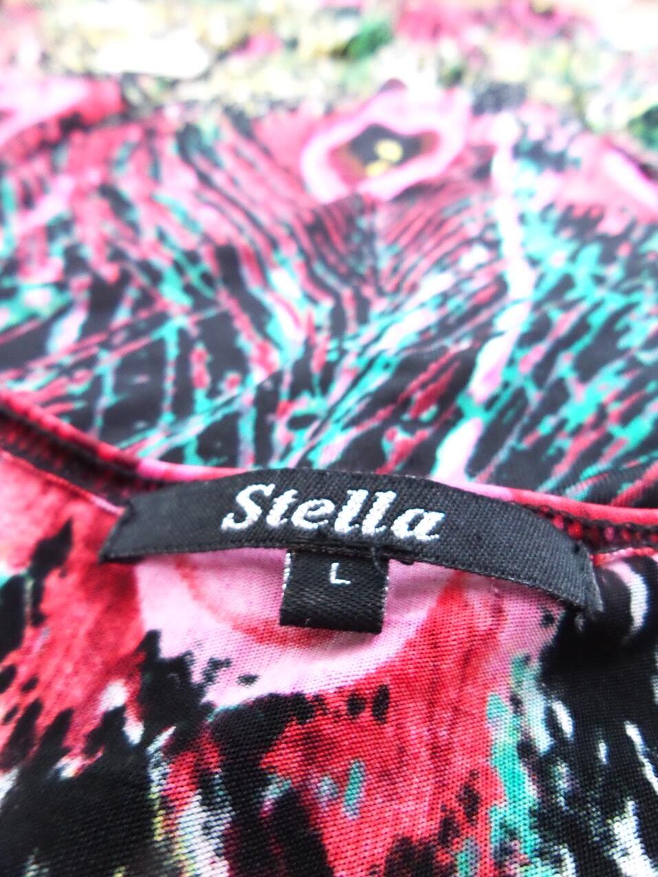 STELLA Rozmiar L W serek Sukienka Maxi Krótki rękaw Długa STELLA Rozmiar L W serek Sukienka Maxi Krótki rękaw Długa