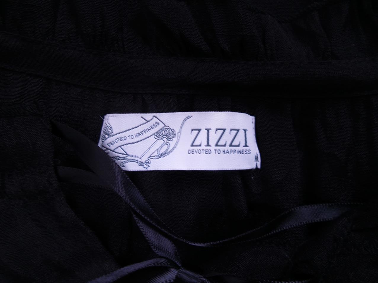 Zizzi Rozmiar M Kolor Czarny Keyhole Crew Neck Sukienka Mini Rękaw 3/4 Krótka Materiał Wiskoza Zizzi Rozmiar M Kolor Czarny Keyhole Crew Neck Sukienka Mini Rękaw 3/4 Krótka Materiał Wiskoza