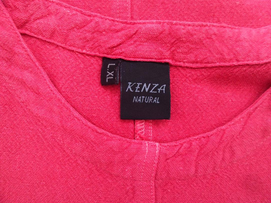Kenza Natural Rozmiar L/XL Kolor Różowy Okrągły dekolt Tunika Bluzka Bezrękawnik Materiał Wiskoza Kenza Natural Rozmiar L/XL Kolor Różowy Okrągły dekolt Tunika Bluzka Bezrękawnik Materiał Wiskoza