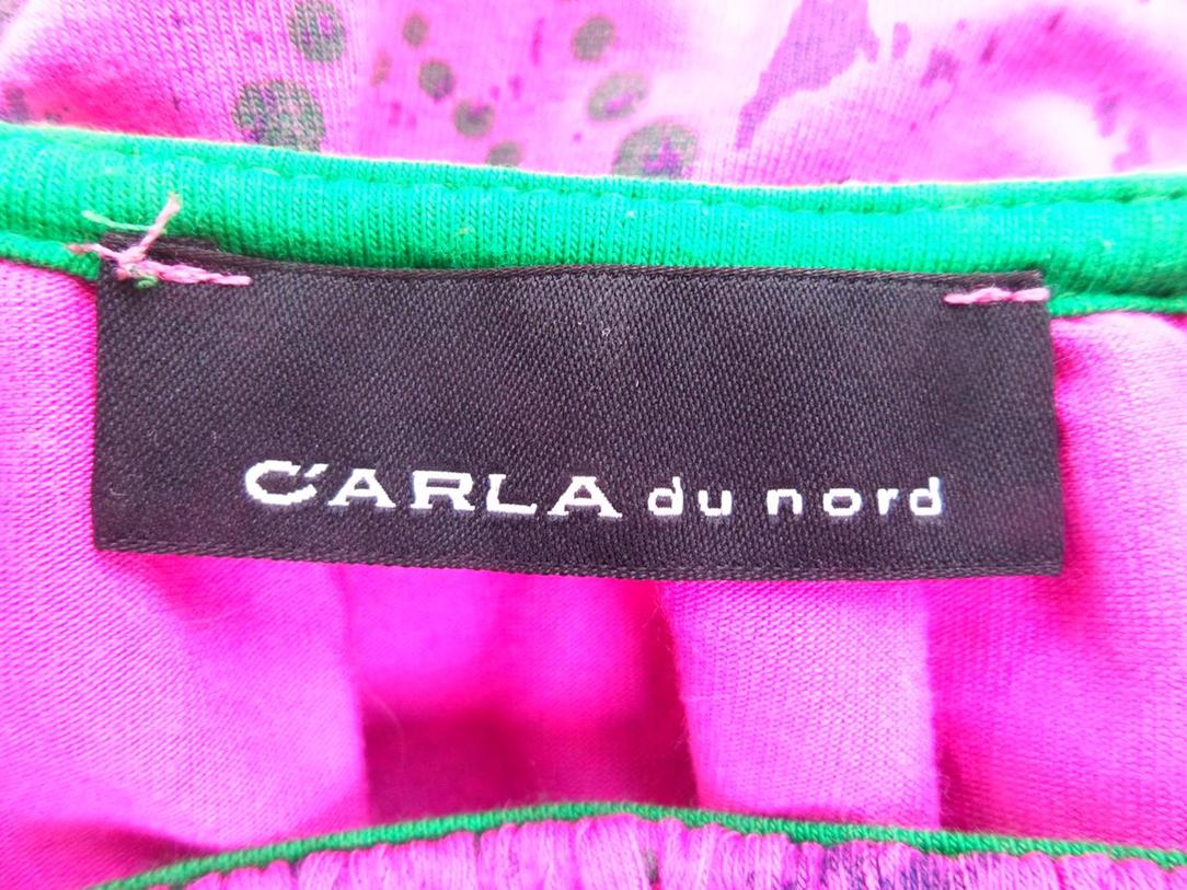 CARLA DU NORD Rozmiar XL Kolor Różowy Geometryczny Kwadratowy dekolt Tunika Bluzka Krótki rękaw Materiał Wiskoza CARLA DU NORD Rozmiar XL Kolor Różowy Geometryczny Kwadratowy dekolt Tunika Bluzka Krótki rękaw Materiał Wiskoza