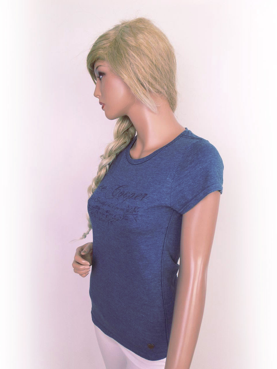 20170509_125102.jpg Lee Cooper Rozmiar 10 (38) Kolor Niebieski Crew Neck T-Shirt Krótki rękaw Materiał Bawełna