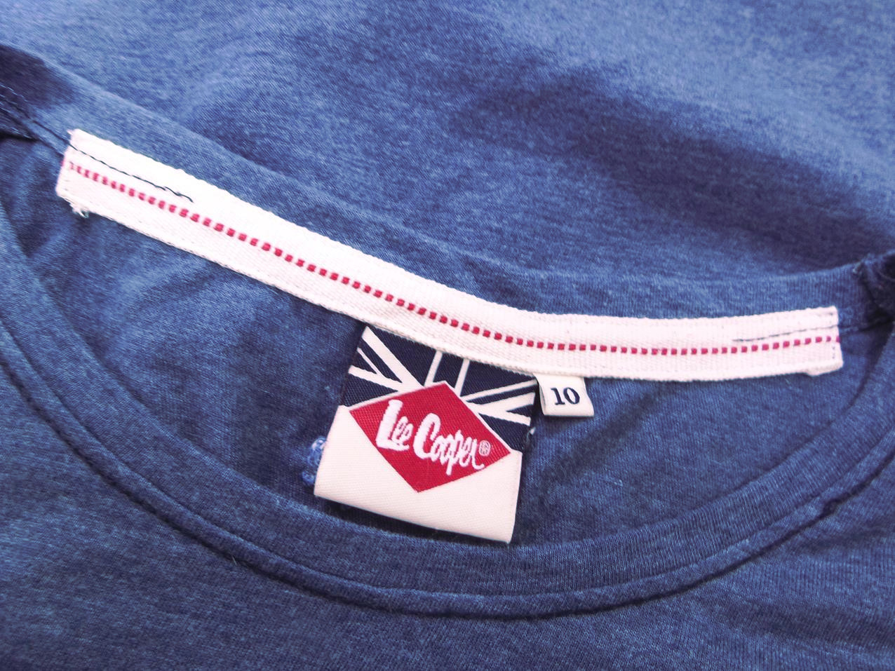 20170509_125224.jpg Lee Cooper Rozmiar 10 (38) Kolor Niebieski Crew Neck T-Shirt Krótki rękaw Materiał Bawełna