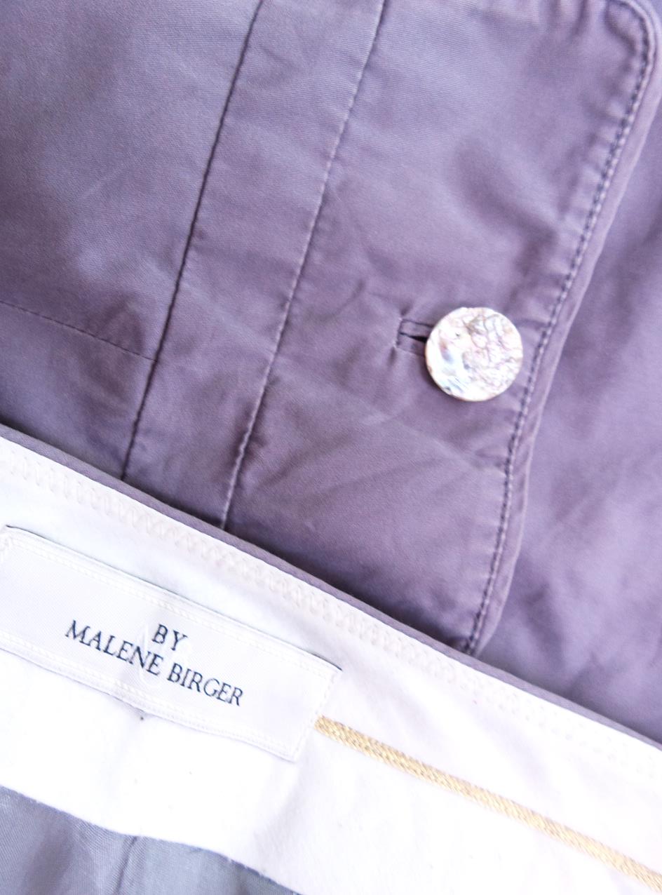 BY MALENE BIRGER Rozmiar 42 Kolor Lawendowy Spódnica Prosta i Ołówkowa Do Kolan Materiał Bawełna