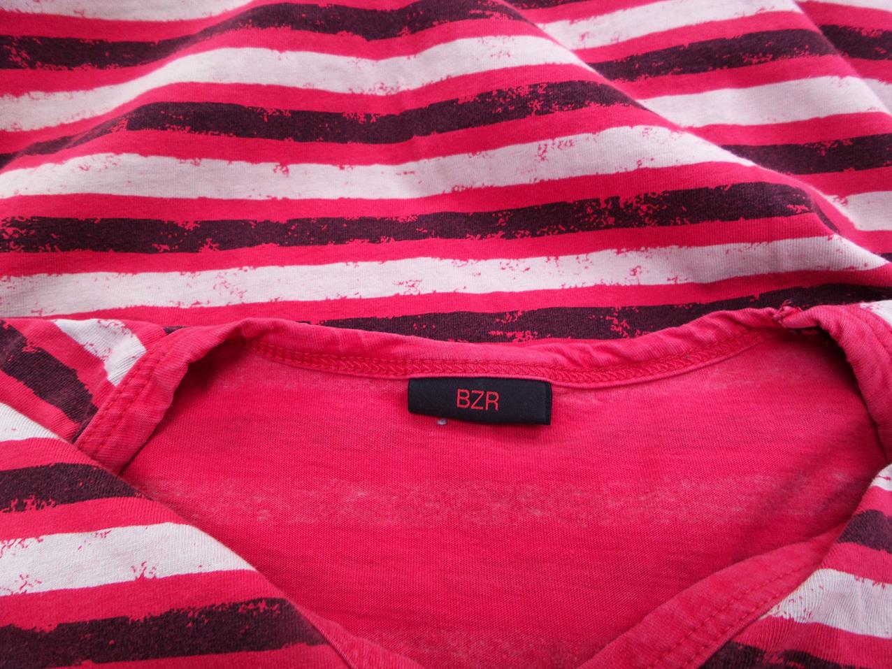 20170511_102914.jpg BZR Rozmiar XL Kolor Czerwony W serek T-Shirt Krótki rękaw Materiał Bawełna