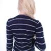 Emporio Armani Rozmiar 38 Kolor Fioletowy Crew Neck Kardigan Zapinany Długi rękaw Cienka dzianina