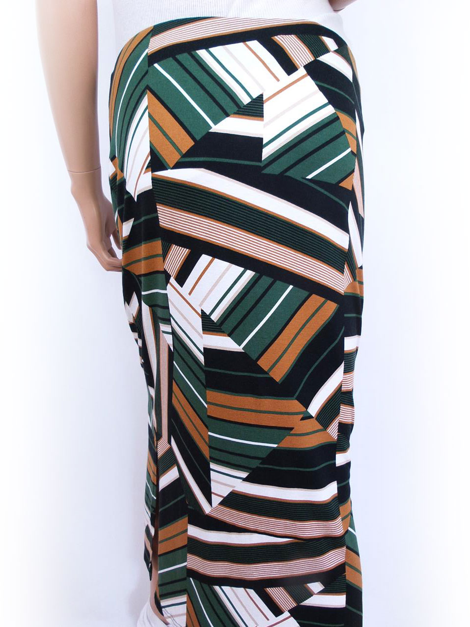 20170607_090502.jpg Dorothy perkins Rozmiar 40 Kolor Zielony Spódnica Maxi Długa Materiał Wiskoza