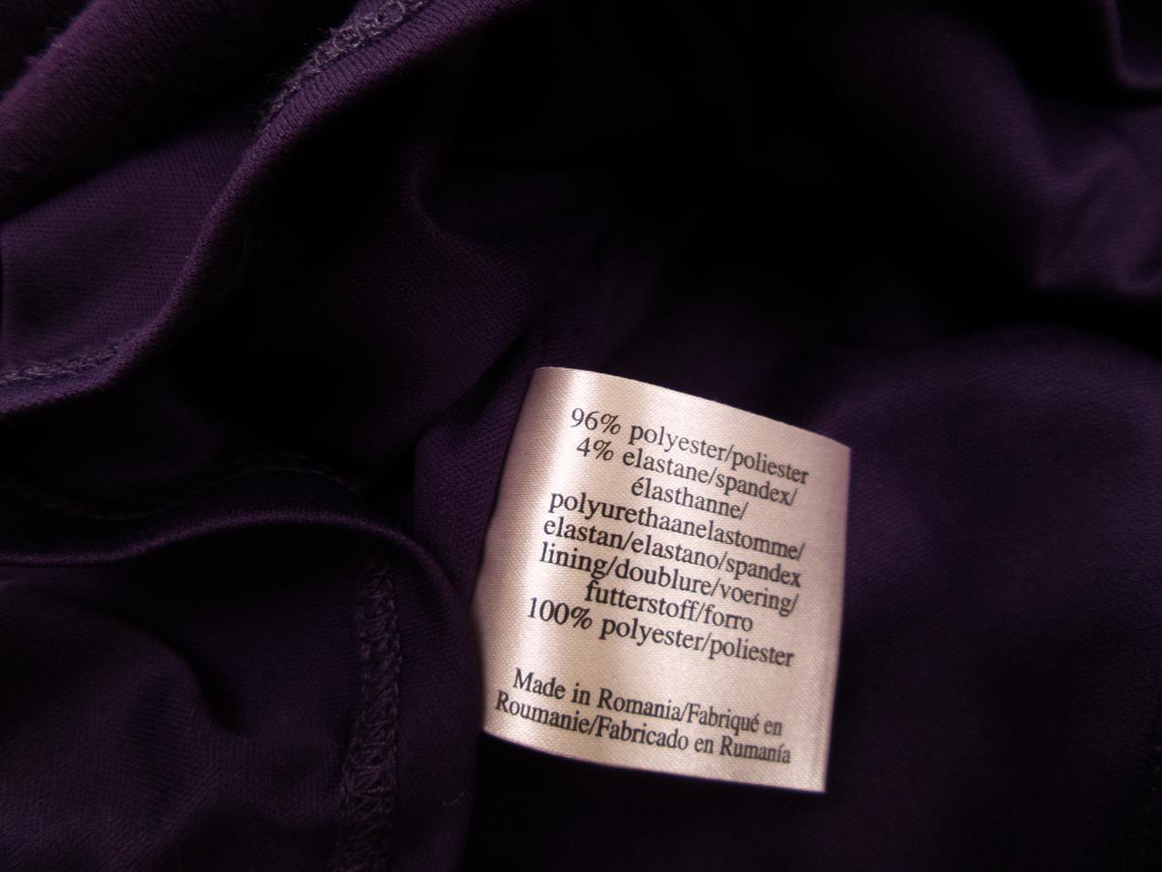 Laura ashley Rozmiar 40 Kolor Fioletowy Okrągły dekolt Sukienka Sweterkowa Krótki rękaw Midi Laura ashley Rozmiar 40 Kolor Fioletowy Okrągły dekolt Sukienka Sweterkowa Krótki rękaw Midi