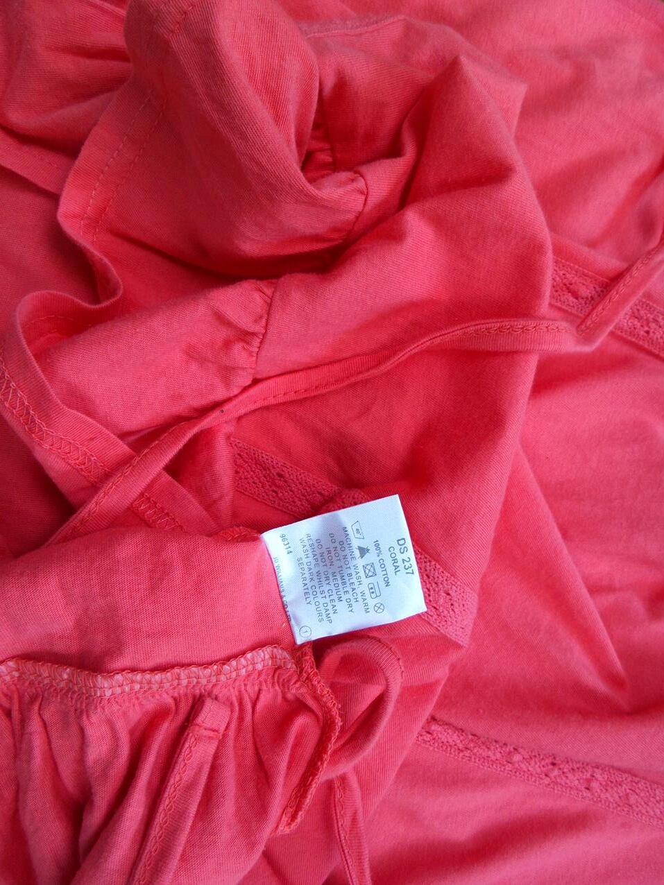 Rozmiar 12 (40) Kolor Pomarańczowy Okrągły dekolt Sukienka A-Line Krótki rękaw Do Kolan Materiał Bawełna Rozmiar 12 (40) Kolor Pomarańczowy Okrągły dekolt Sukienka A-Line Krótki rękaw Do Kolan Materiał Bawełna