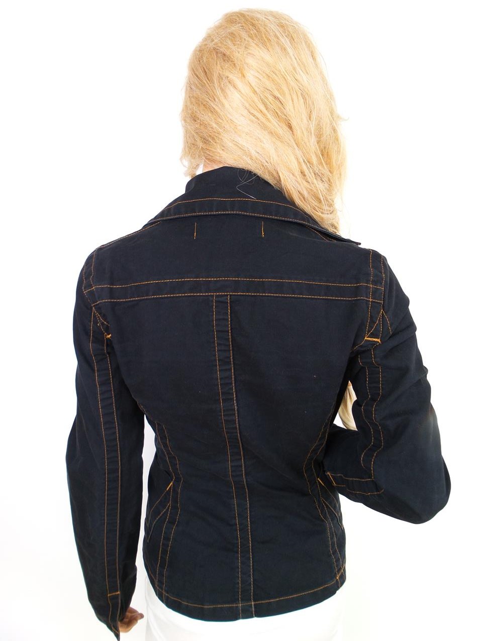 Vero moda Rozmiar 38 Kurtka Jeansowa Długi rękaw Materiał Bawełna