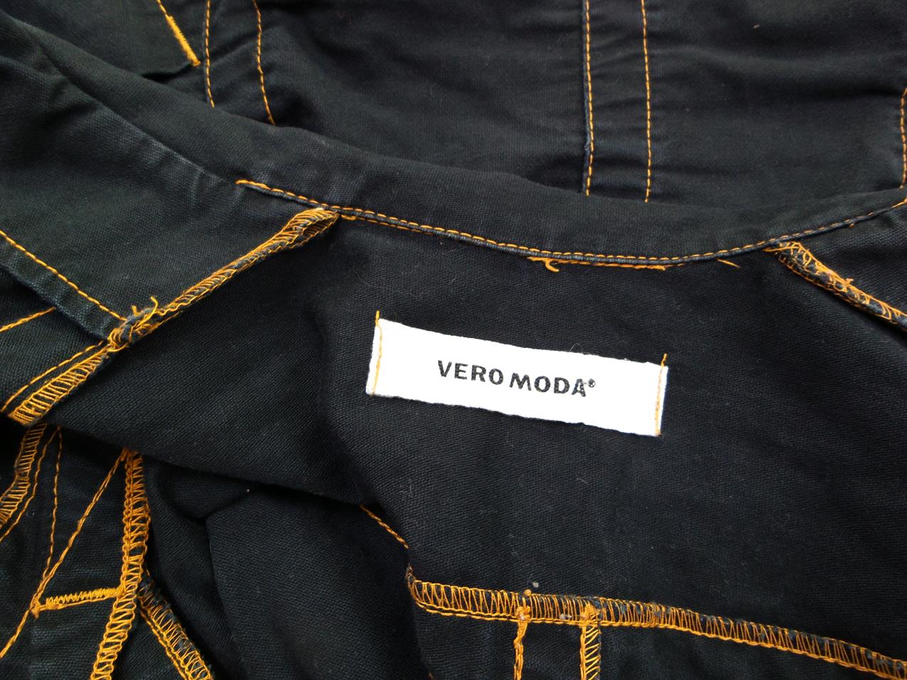 Vero moda Rozmiar 38 Kurtka Jeansowa Długi rękaw Materiał Bawełna