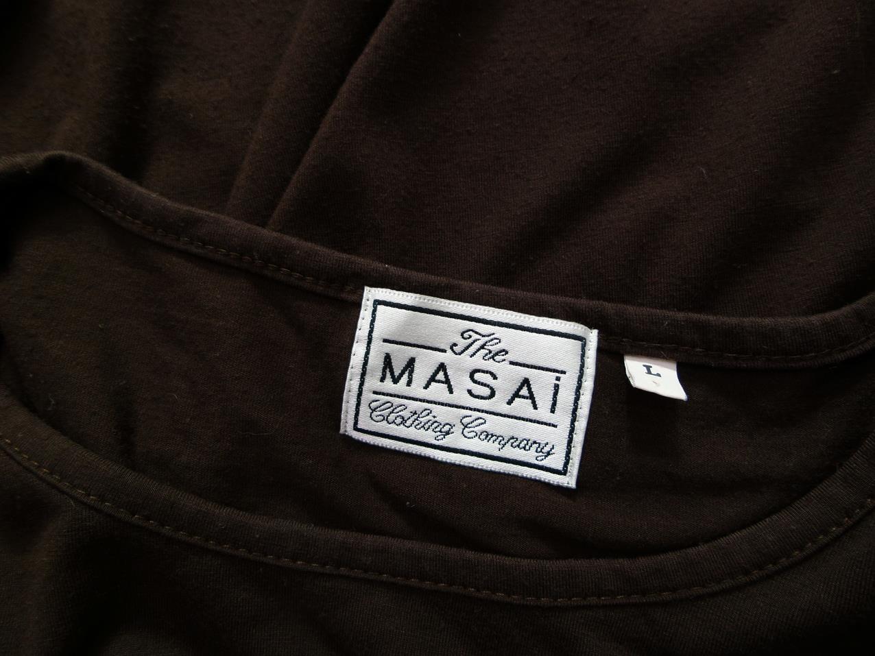 The Masai Rozmiar L Kolor Brązowy Okrągły dekolt Tunika Bluzka Długi rękaw Materiał Wiskoza The Masai Rozmiar L Kolor Brązowy Okrągły dekolt Tunika Bluzka Długi rękaw Materiał Wiskoza
