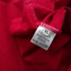 CARLA DU NORD Rozmiar XL Kolor Czerwony Crew Neck T-Shirt Krótki rękaw Materiał Bawełna