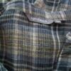Sandwich Rozmiar 38 Kolor Niebieski Krata Split Crew Neck Bluzka Zapinana Długi rękaw Materiał Bawełna