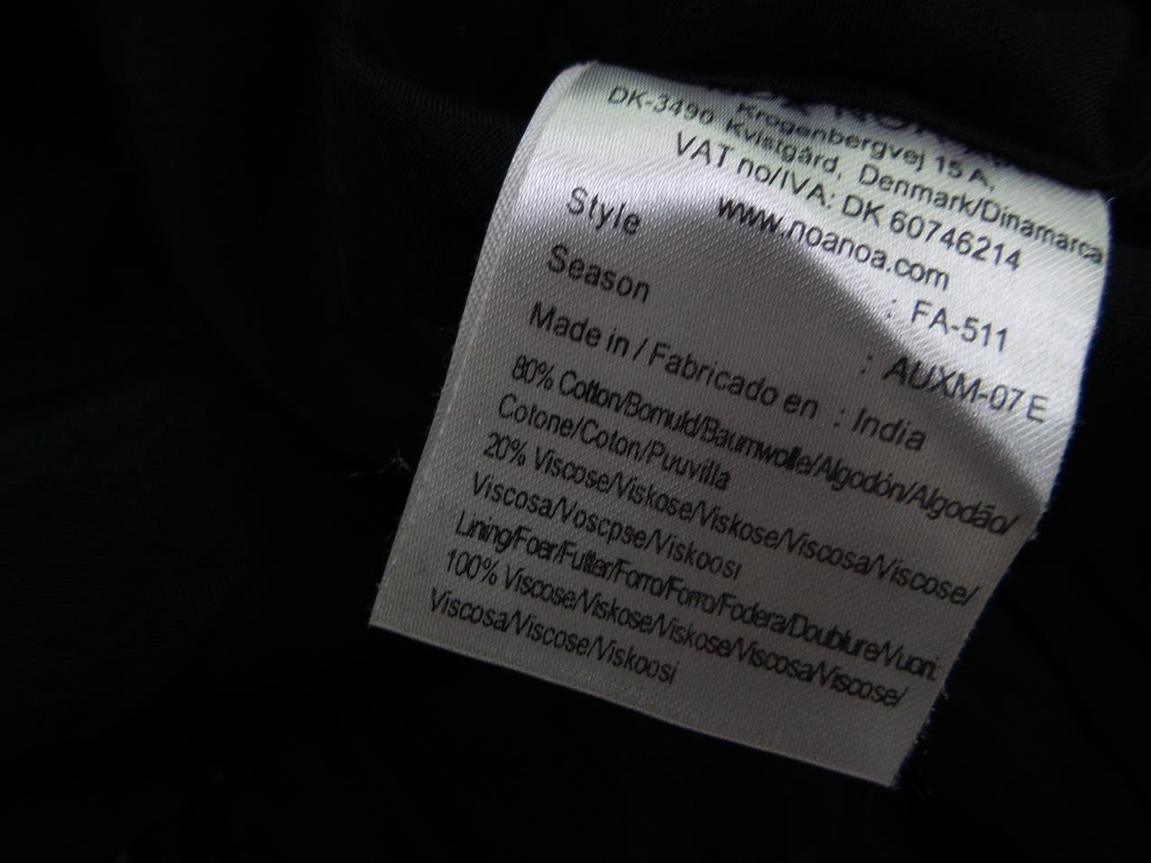 Noa noa Rozmiar M Kolor Czarny A-Line Spódnica Midi Materiał Bawełna