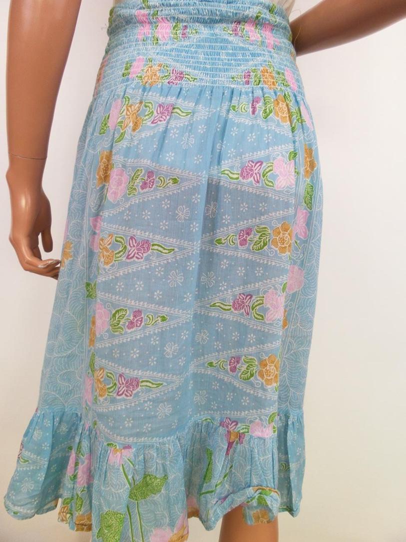 20170704_144402.jpg Topshop Rozmiar S Kolor Niebieski A-Line Spódnica Midi