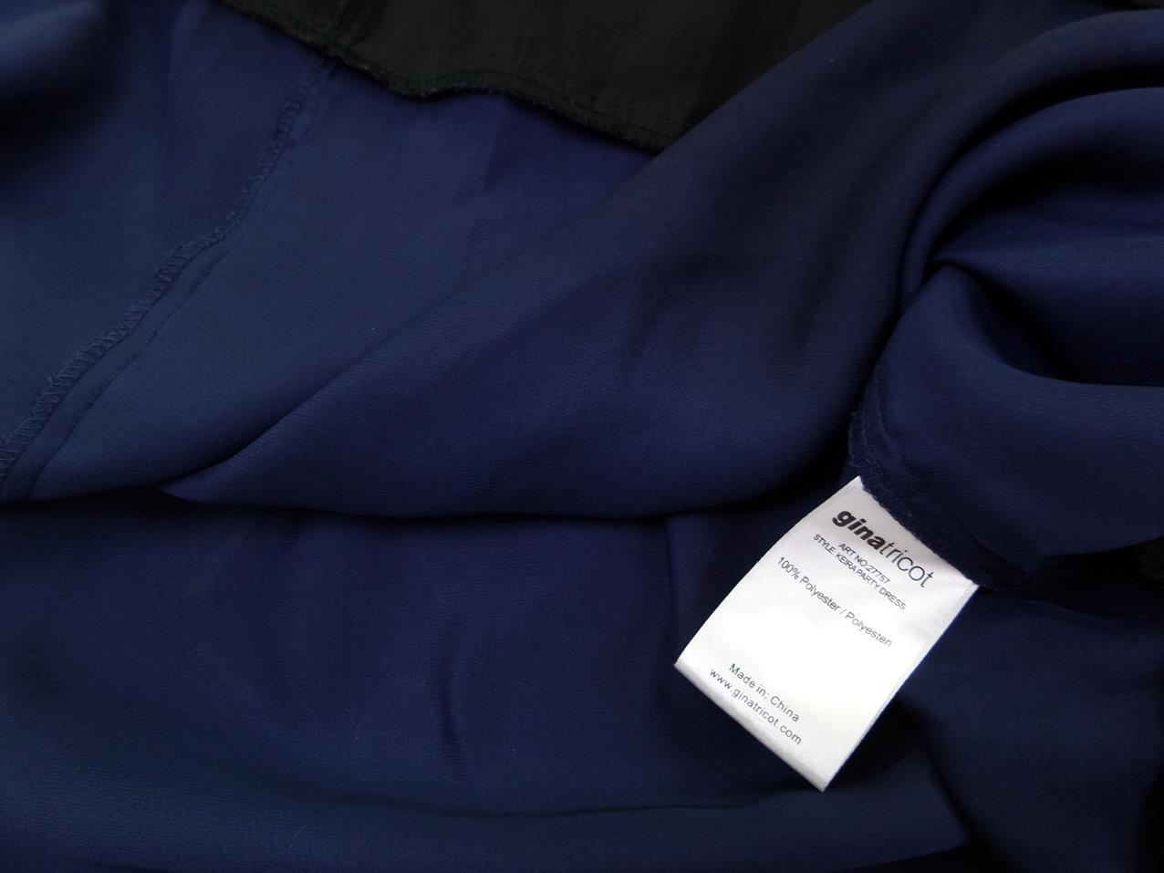 Gina Tricot Rozmiar 38 Kolor Fioletowy W serek Suknia Balowa Sukienka Wieczorowa Bezrękawnik Do Kolan