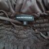 Warehouse Rozmiar 38 Kolor Brązowy Halter Tunika Bluzka Bezrękawnik Materiał Bawełna