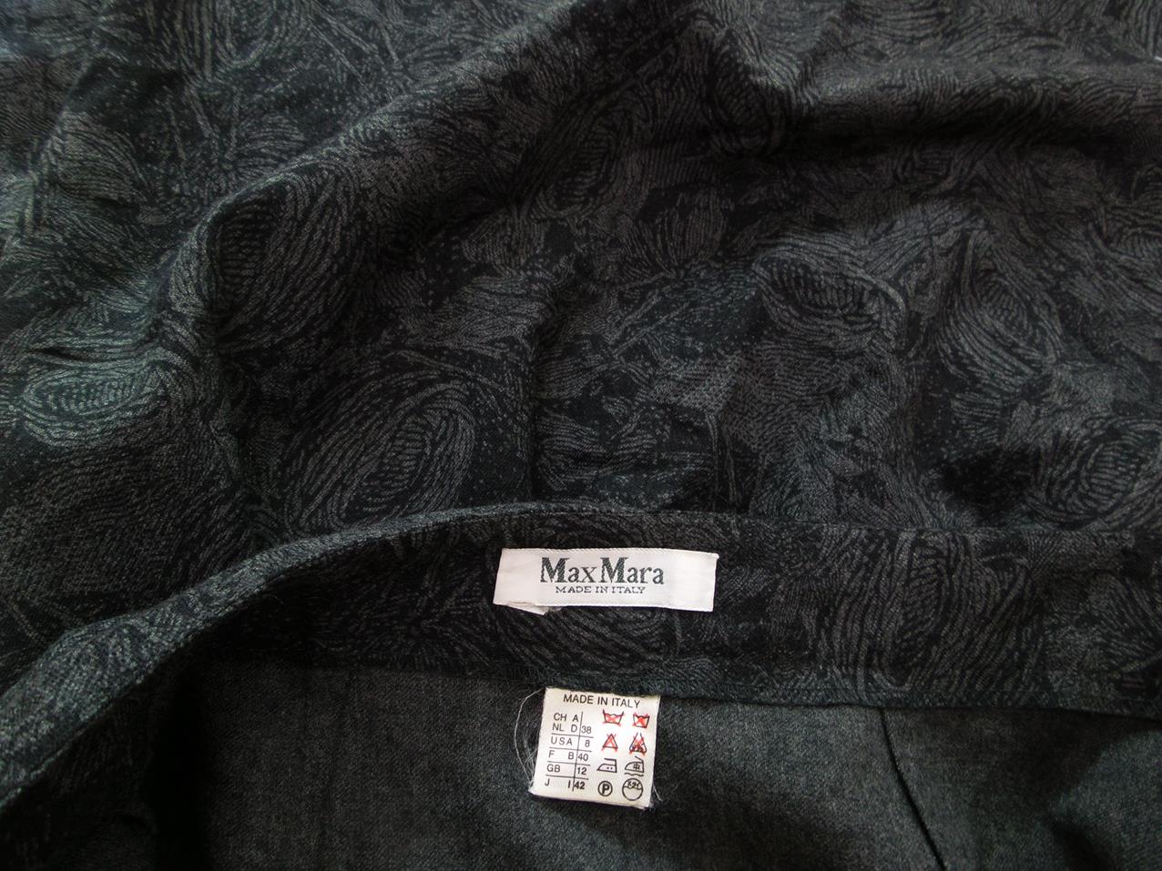20170707_144546.jpg Maxmara Rozmiar 38 Kolor Szary Spódnica Maxi Długa Materiał Dziewicza Wełna
