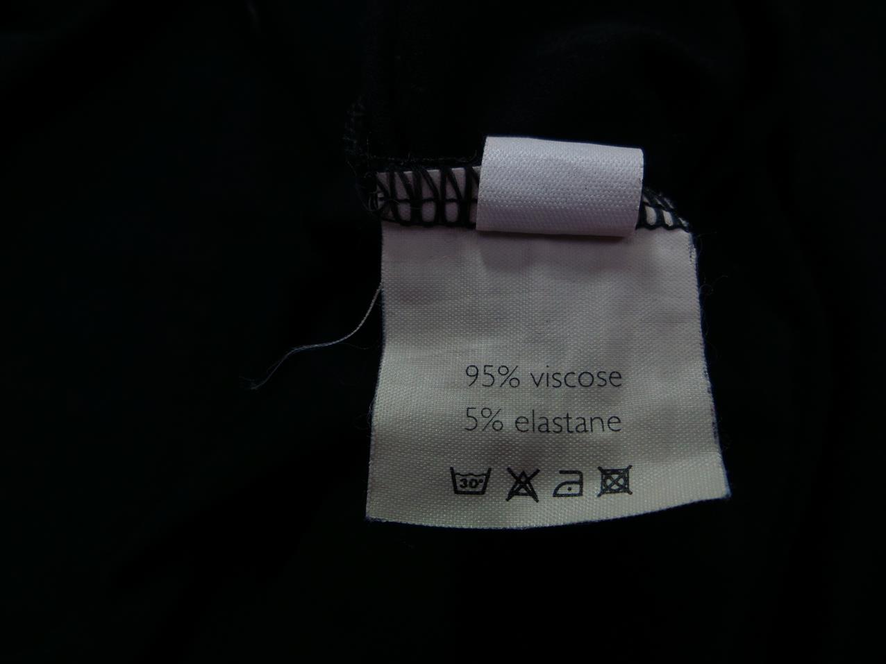Rozmiar XS Kolor Czarny Okrągły dekolt Sukienka A-Line Rękaw 3/4 Do Kolan Materiał Wiskoza