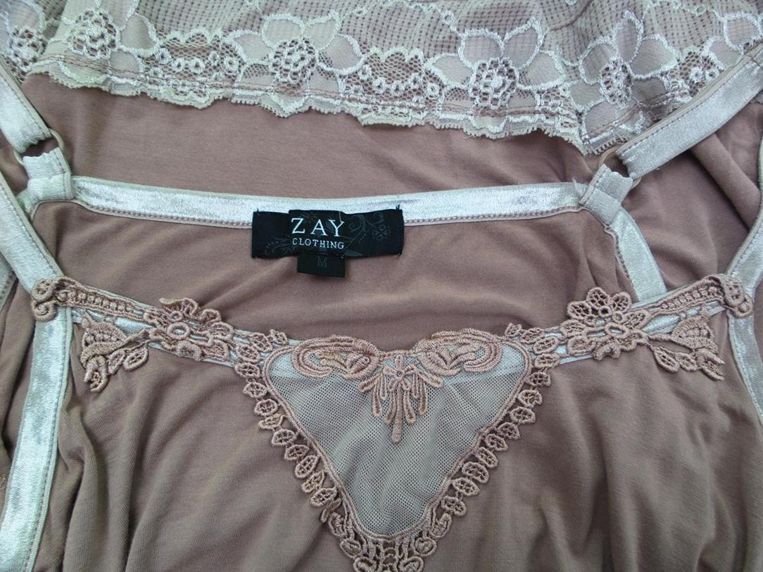 Zay Rozmiar M Kolor Pudrowy Róż Dekolt Serce Sukienka Mini Bezrękawnik Krótka Materiał Wiskoza