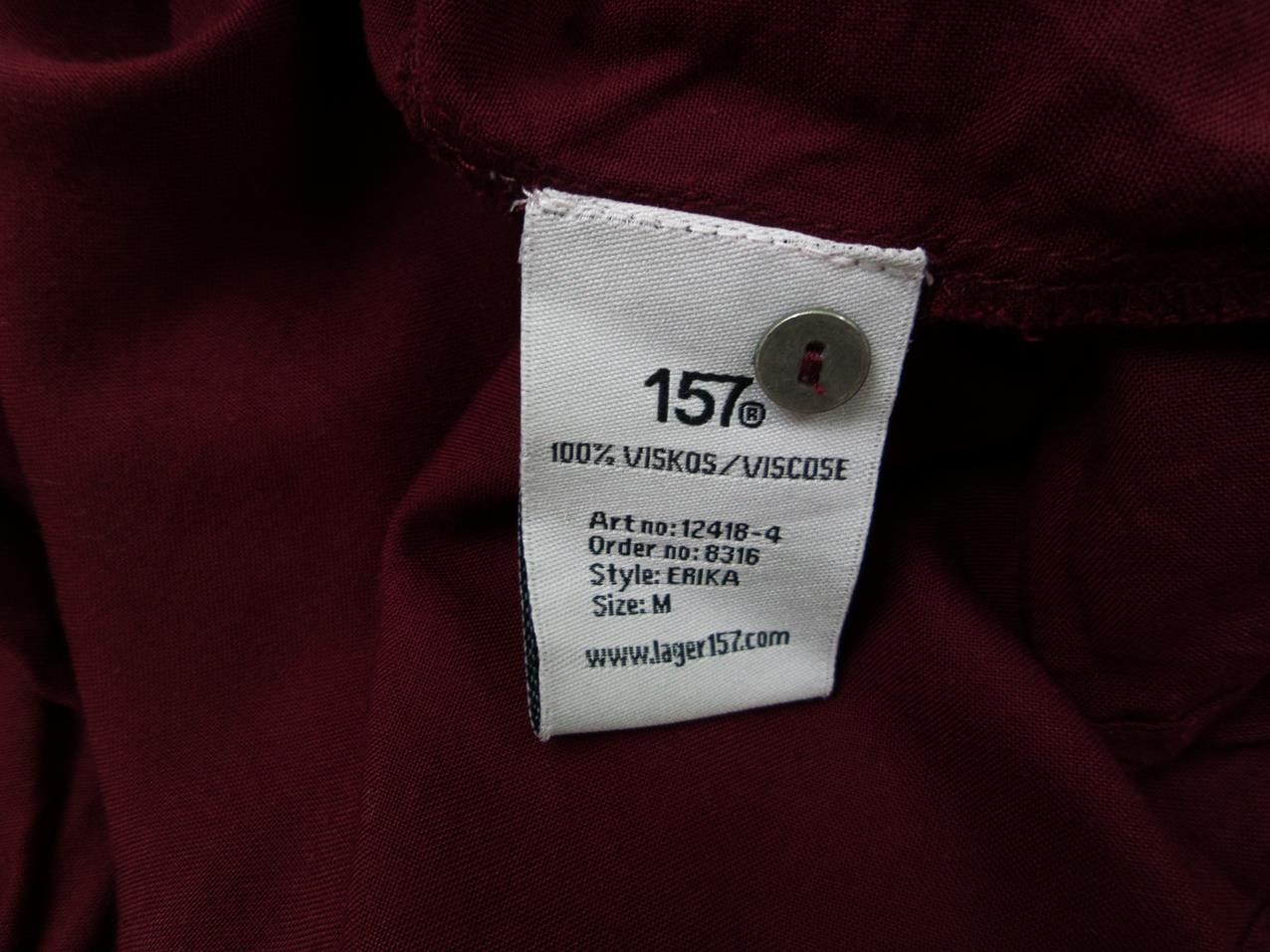 157 Rozmiar M Kolor Bordowy Okrągły dekolt Sukienka Sweterkowa Długi rękaw Do Kolan Materiał Wiskoza 157 Rozmiar M Kolor Bordowy Okrągły dekolt Sukienka Sweterkowa Długi rękaw Do Kolan Materiał Wiskoza