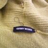 Gerry weber Rozmiar 38 Kolor Żółty Kołnierz Długi Otwarty Kardigan Krótki rękaw Cienka dzianina