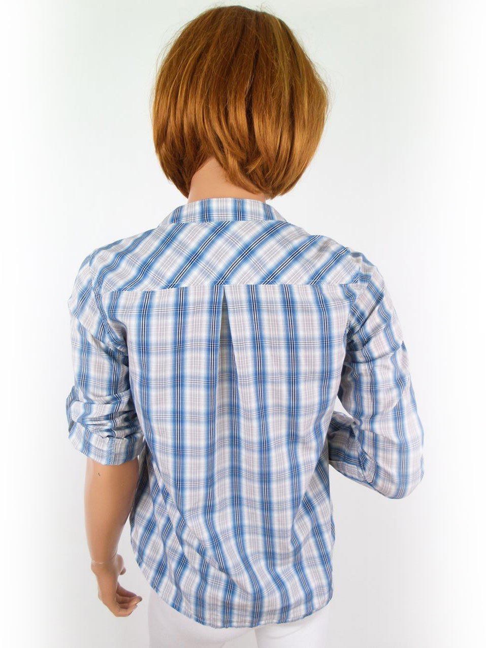 Peak performance Rozmiar XS Kolor Niebieski Krata Okrągły dekolt Tunika Popover Bluzka Długi rękaw Materiał Bawełna Peak performance Rozmiar XS Kolor Niebieski Krata Okrągły dekolt Tunika Popover Bluzka Długi rękaw Materiał Bawełna