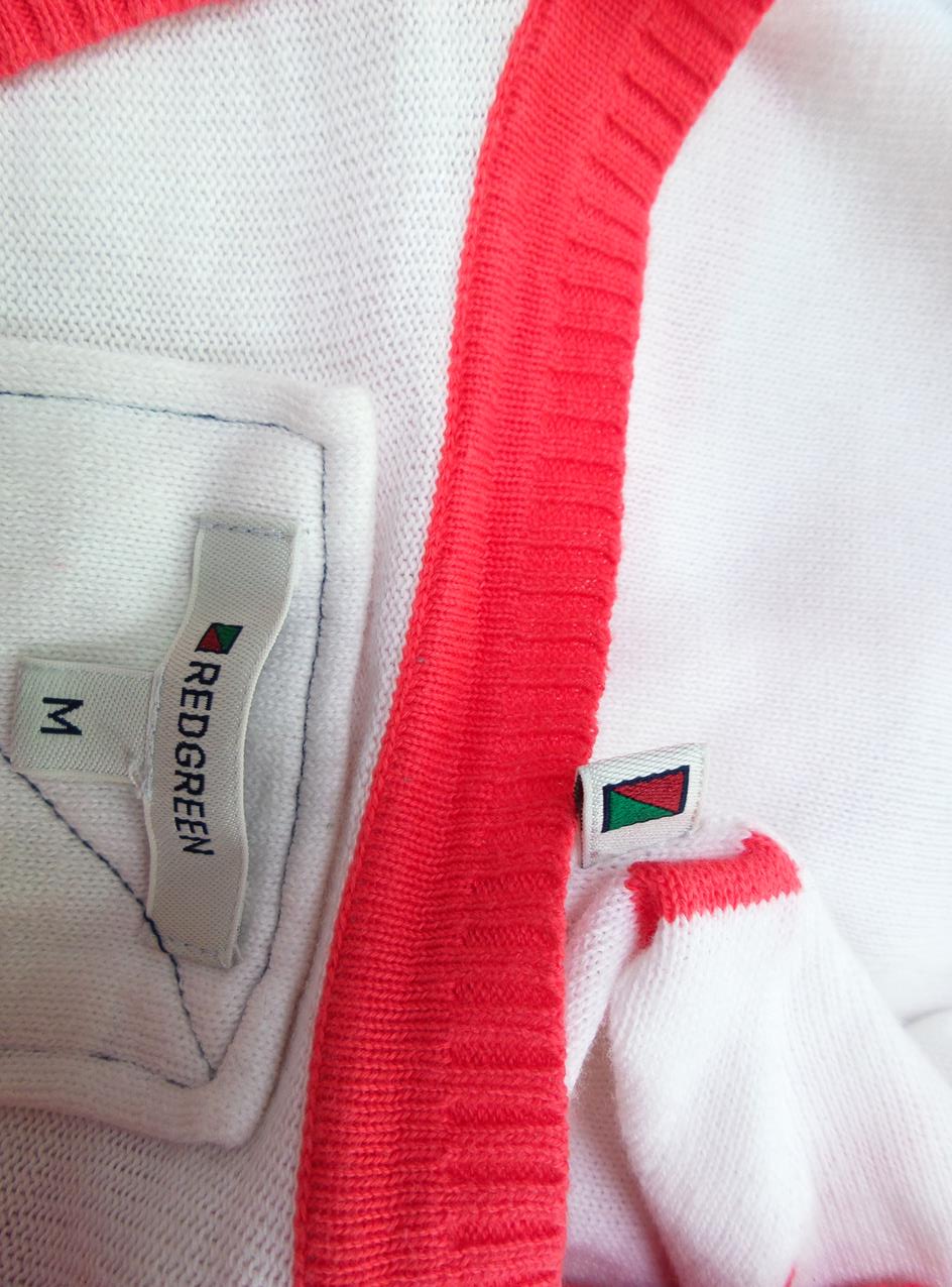 Redgreen Rozmiar M Kolor Pomarańczowy W serek T-Shirt Krótki rękaw