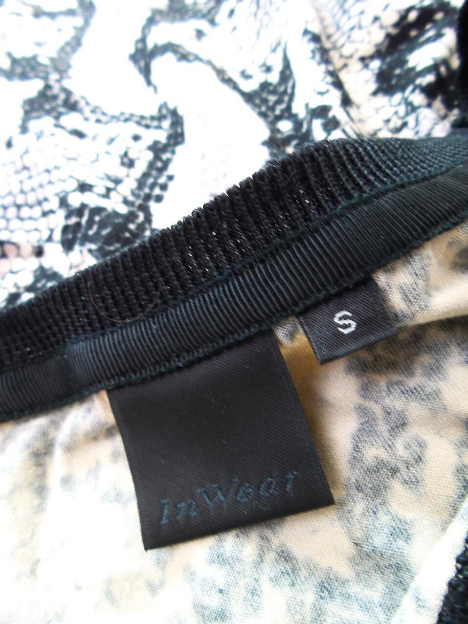 InWear Rozmiar S Kolor Beżowy Okrągły dekolt Sukienka Prostokątna Krótki rękaw Midi InWear Rozmiar S Kolor Beżowy Okrągły dekolt Sukienka Prostokątna Krótki rękaw Midi