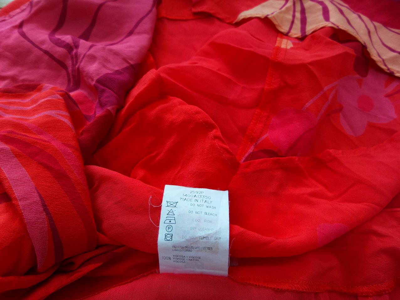 Caractere Rozmiar 38 Kolor Czerwony Spódnica Maxi Długa Materiał Wiskoza
