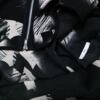 Vero moda Rozmiar XS Kolor Czarny Geometryczny Okrągły dekolt Tunika Bluzka Krótki rękaw