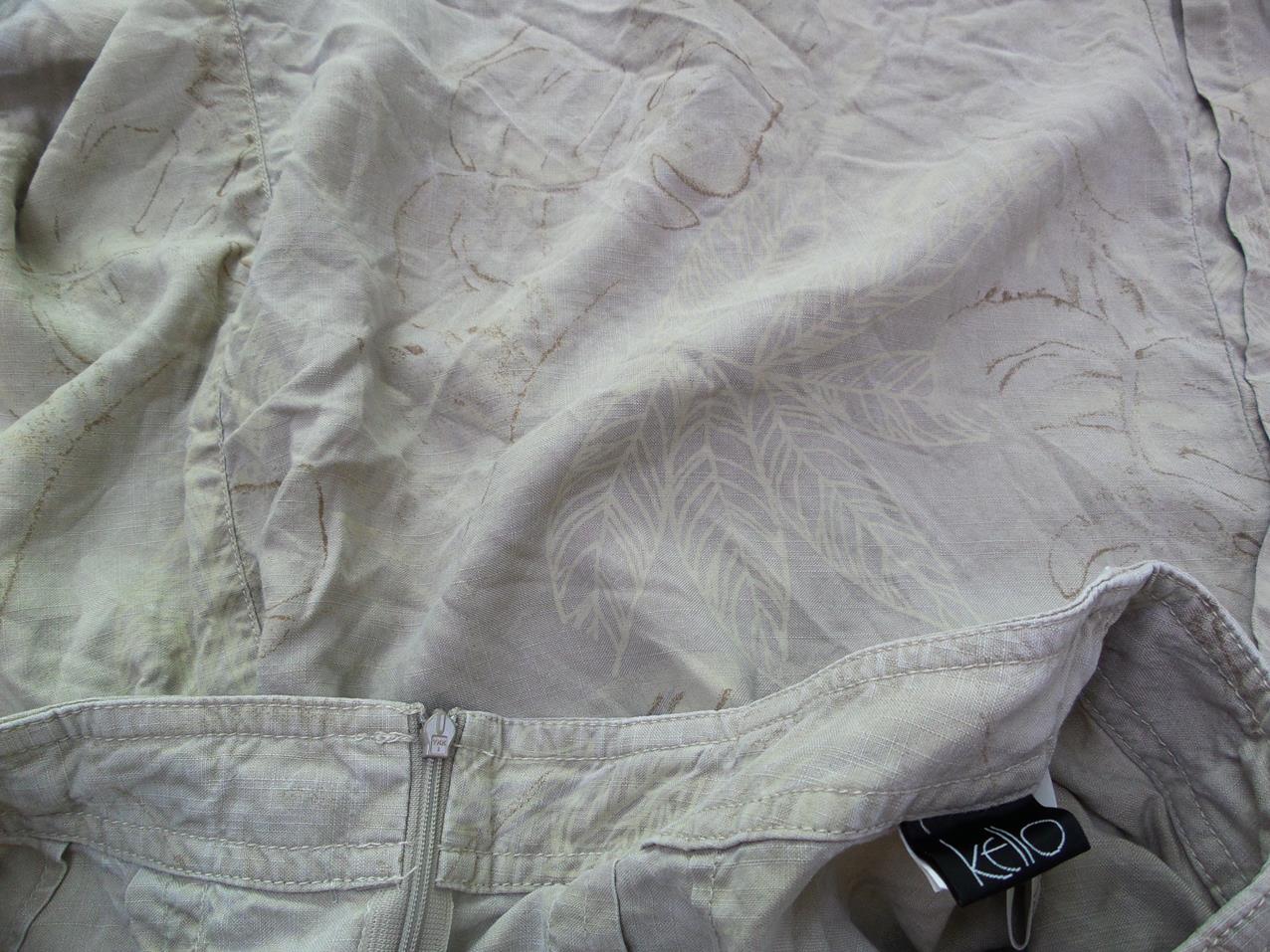 20170727_162111.jpg Kello Rozmiar 40 Kolor Beżowy Spódnica Prosta i Ołówkowa Midi Materiał Tencel