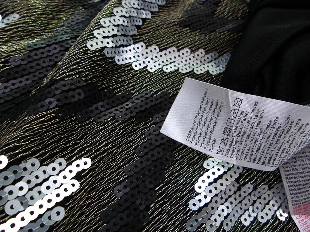 Vila Rozmiar XS Kolor Czarny Okrągły dekolt Sukienka Blouson Krótki rękaw Do Kolan Vila Rozmiar XS Kolor Czarny Okrągły dekolt Sukienka Blouson Krótki rękaw Do Kolan